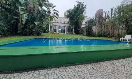 Casas à venda em Jardim América, São Paulo. Mansão nobre no Jardim Europa. Projeto do renomado engenheiro italiano Plácido Dall’Acqua