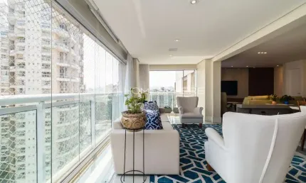 Condomínio L Adresse VNC Rua Diogo Jácome 553. Apartamento à venda edificio L'adresse, 157 m², 3 suítes, reformado e mobiliado, varanda gourmet, andar alto, 3 vagas e lazer no edifício L'Adresse Vila 
