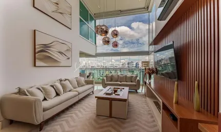 Condomínio Nova York Penthouses - Brooklin Rua Nova York 161. Apartamento à venda 197 m², 4 quartos, sendo 3 suítes, porteira fechada, varanda com vista livre, 3 vagas e lazer de clube no Nova York Pe