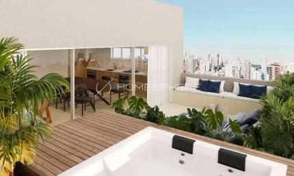 Edifício Washington Jardim América R. José Maria Lisboa, 1370. Coberturas à venda em Jardim América, 430 m², 3 suítes, reformada, terraço com jacuzzi e área gourmet e 2 vagas no Condomínio Washington 