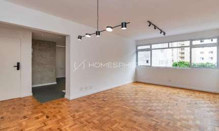 Condomínio Edificio Apiuna Jardim Paulista Alameda Joaquim Eugênio de Lima, 1516. Apartamento à venda Jardim Paulista, 98 m², 3 quartos, sendo 1 suíte, reformado e 1 vaga