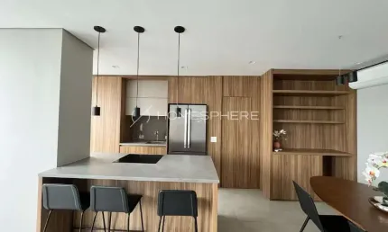Apartamento no JML 747 Condomínio Luminus à venda 133m², 3 quartos, sendo 2 suítes, mobiliado, 3 vagas e lazer completo no Jardim Paulista.