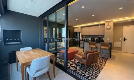 Apartamento com 77 m², 1 quarto sendo 1 suíte para alugar no bairro jardim das acácias.
