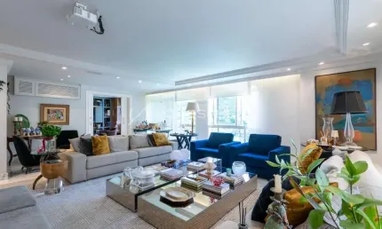 Apartamento com mais de 300 m², edificio curação no jardim paulista, reformado com 4 quartos, sendo 3 suítes, home office e 2 vagas.