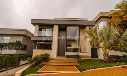Casa no condominio Tambore 11 com 4 suites projeto Leonice Alves