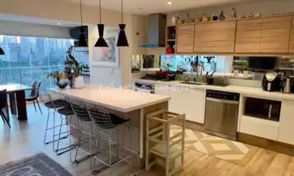 Apartamento à venda 135.0 m², 3 suítes no brooklin ao lado do shopping morumbi
