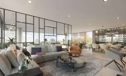 Apartamento no Condomínio Helbor Jardins por Artefacto à venda com 322m², 4 suítes e 4 vagas de garagem nos Jardins.
