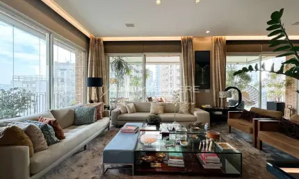 Apartamento com 415 m², 4 quartos sendo 4 suítes à venda no bairro itaim bibi.