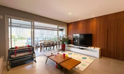 Apartamento com 132m2, 3 suítes, 2 vagas, à venda no  Brooklin .