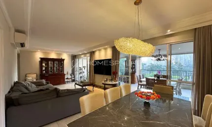 Apartamento com 4 suítes, varanda gourmet e 5 vagas — condomínio clube ao lado do shopping morumbi