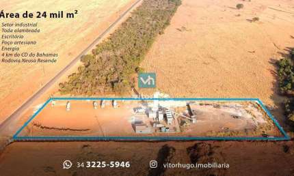 Terreno comercial à venda no Distrito Industrial, Uberlândia 