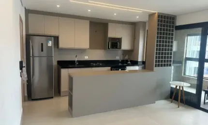 Apartamento 2 quartos prédio novoi com lazer próximo a praia em santos