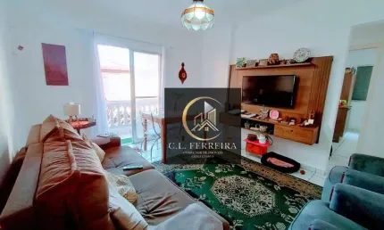 Apartamento com 3 dormitórios à venda, 103 m² por R$ 450.000,00 - Tupi - Praia Grande/SP