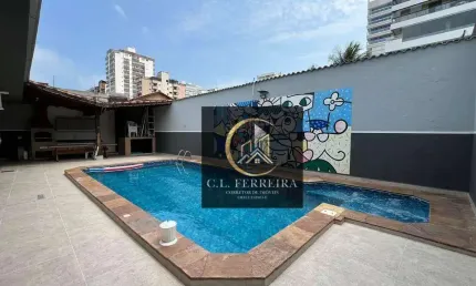 Casa com 3 dormitórios à venda, 209 m² por R$ 2.800.000 - Canto do Forte - Praia Grande/SP