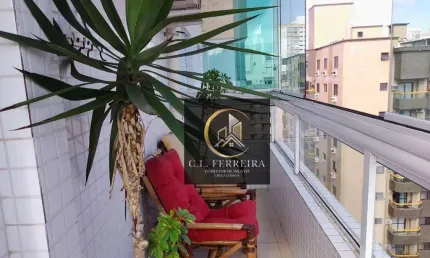 Apartamento com 2 dormitórios à venda, 88 m² por R$ 650.000,00 - Vila Guilhermina - Praia Grande/SP