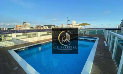 Apartamento com 2 dormitórios à venda, 87 m² por r$ 660.000,00 - boqueirão - praia grande/sp