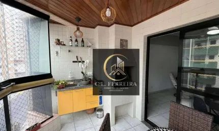 Apartamento com 3 dormitórios à venda, 120 m² por R$ 630.000,00 - Tupi - Praia Grande/SP