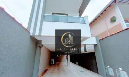 Casa à venda, 53 m² por r$ 340.000,00 - mirim - praia grande/sp