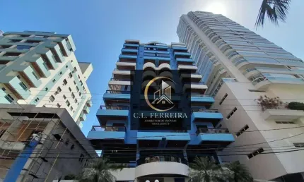 Apartamento vista mar com 2 dormitórios à venda, 81 m² por r$ 780.000 - canto do forte - praia grande/sp