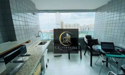Apartamento com 2 dormitórios à venda, 103 m² por r$ 740.000,00 - vila assunção - praia grande/sp