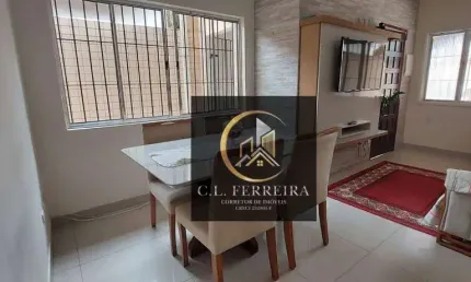 Casa geminada térrea com 2 dormitórios à venda, 85 m² por R$ 485.000 - Aviação - Praia Grande/SP