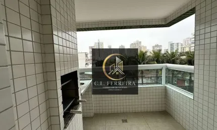 Apartamento com 1 dormitório à venda, 44 m² por R$ 315.000,00 - Vila Guilhermina - Praia Grande/SP