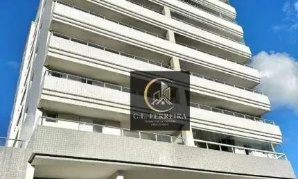 Apartamento com 1 dormitório à venda, 54 m² por R$ 369.000,00 - Vila Guilhermina - Praia Grande/SP