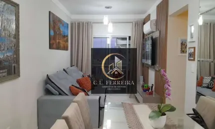 Apartamento com 2 dormitórios à venda, 60 m² por R$ 490.000,00 - Tupi - Praia Grande/SP