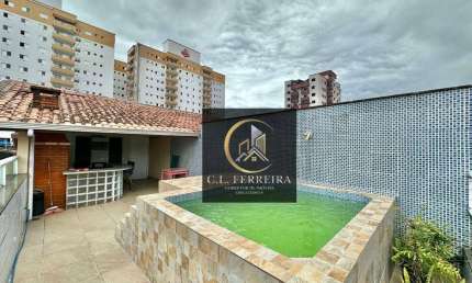 Sobrado à venda por R$ 1.040.000,00 - Boqueirão - Praia Grande/SP