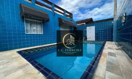 Casa com 3 dormitórios à venda, 142 m² por R$ 550.000,00 - Balneário Pires - Praia Grande/SP