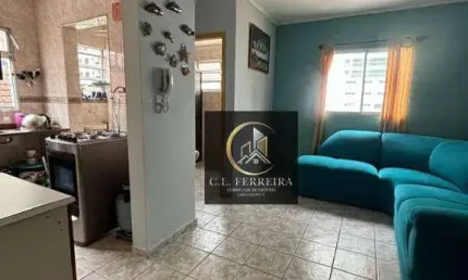 Apartamento com 2 dormitórios à venda, 67 m² por r$ 260.000,00 - tupi - praia grande/sp