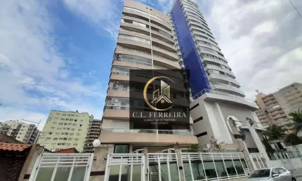 Apartamento mobiliado com 2 dormitórios à venda, 80 m² por r$ 450.000 - tupi - praia grande/sp