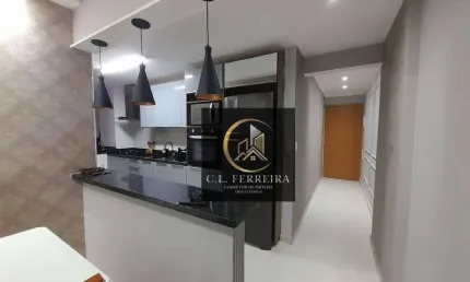 Apartamento Vista mar com 2 dormitórios à venda, 74 m² por R$ 725.000 - Canto do Forte - Praia Grande/SP