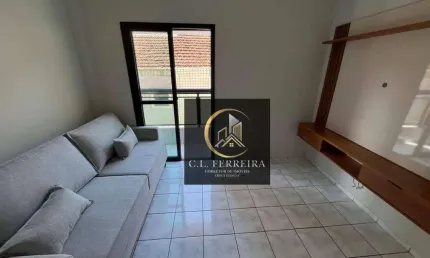 Apartamento com 1 dormitório à venda, 43 m² por r$ 310.000,00 - vila guilhermina - praia grande/sp