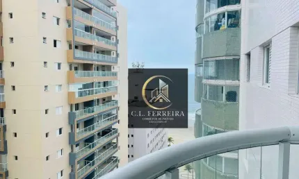 Apartamento com 2 dormitórios à venda, 80 m² por R$ 555.000,00 - Aviação - Praia Grande/SP