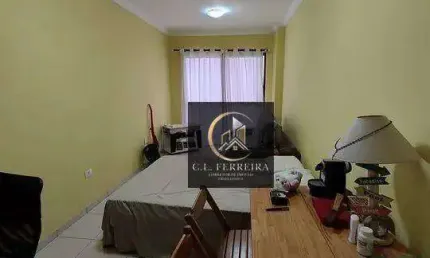 Apartamento com 1 dormitório à venda, 62 m² por R$ 295.000,00 - Vilamar - Praia Grande/SP
