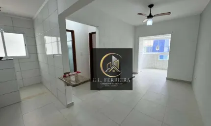 Apartamento com 1 dormitório à venda, 42 m² por R$ 360.000 - Maracanã - Praia Grande/SP