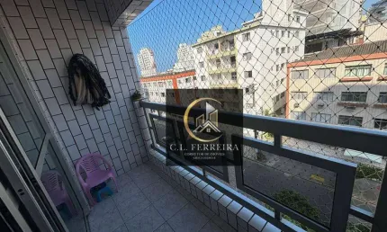 Apartamento com 2 quartos à venda, 80 m² por r$ 435.000 - praia grande