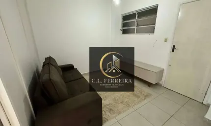Kitnet com 1 dormitório à venda, 32 m² por r$ 235.000,00 - aviação - praia grande/sp