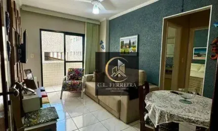 Apartamento com 1 dormitório à venda, 45 m² por R$ 315.000,00 - Vila Assunção - Praia Grande/SP