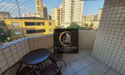 Apartamento com 2 quartos  à venda, 78 m² por R$ 360.000 - Aviação - Praia Grande/SP