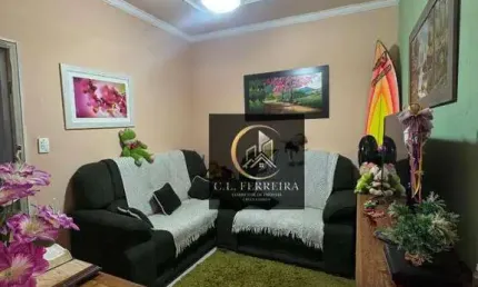 Kitnet com 1 dormitório à venda, 37 m² por R$ 180.000,00 - Vilamar - Praia Grande/SP