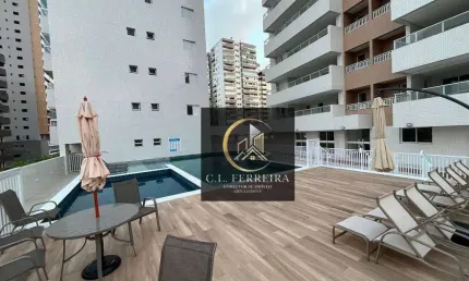 Apartamento à venda, 59 m² por R$ 450.000,00 - Aviação - Praia Grande/SP