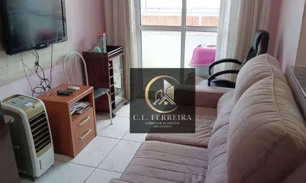 Apartamento com 2 dormitórios à venda, 49 m² por R$ 330.000,00 - Vila Assunção - Praia Grande/SP