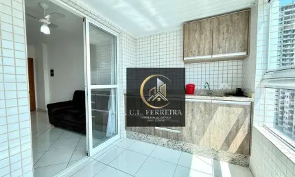 Apartamento com 1 dormitório à venda, 53 m² por r$ 370.000 - aviação - praia grande/sp