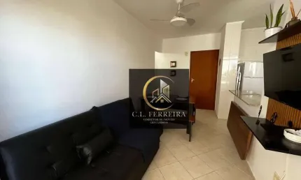 Apartamento com 1 dormitório à venda, 45 m² por R$ 305.000 - Caiçara - Praia Grande/SP