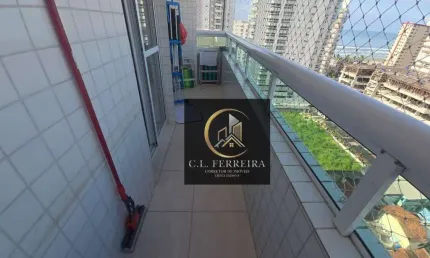 Apartamento com 2 dormitórios à venda, 64 m² por r$ 390.000 - caiçara - praia grande/sp