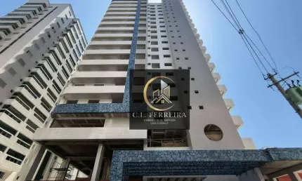 Apartamento com 2 dormitórios à venda, 80 m² por r$ 459.000,00 - ocian - praia grande/sp