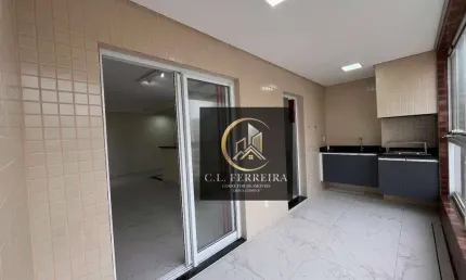 Apartamento com 2  suítes - lazer completo -  por R$ 580.000 - Aviação - Praia Grande/SP