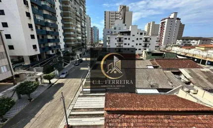 Apartamento com 1 dormitório à venda, 50 m² por R$ 240.000 - Vila Guilhermina - Praia Grande/SP